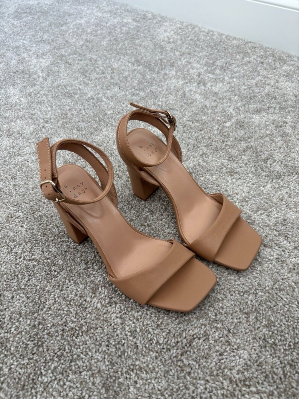 A New Day ADR02 Tan Women's Heels Sandals